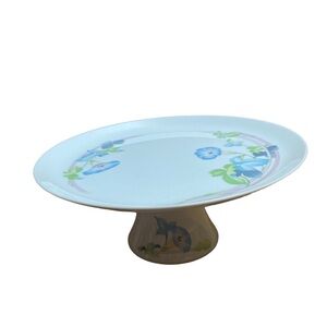 Vintage Westbury Toscany Collection Pedestal Cake Plate Stand Japan